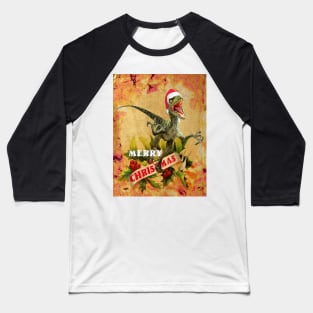 Merry Jurassic Christmas 2 Baseball T-Shirt